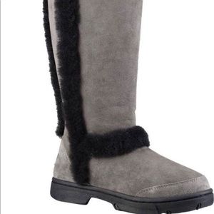 UGG Women's Sunburst Tall Boots: Gray Size 10